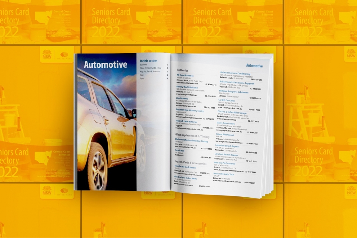 Seniors Card directory